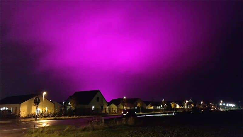 Purple Skies Seen at Sweden, people were shocked to watch this, know the reason dva