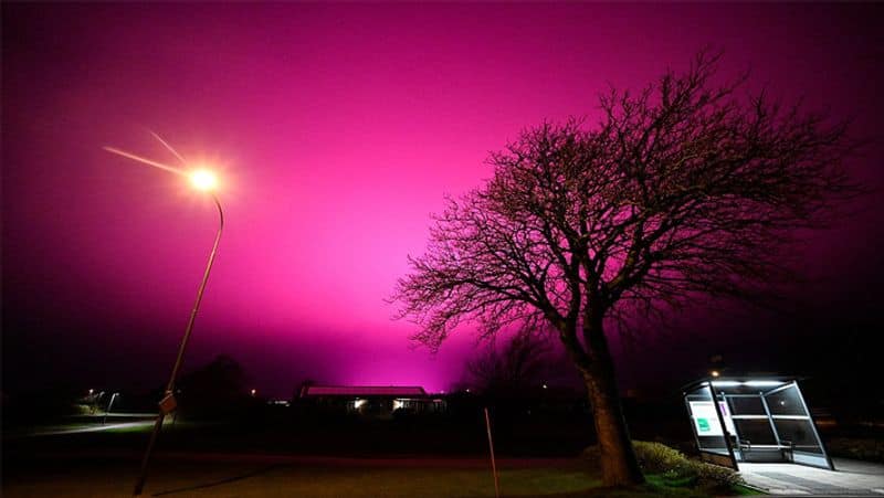 Purple Skies Seen at Sweden, people were shocked to watch this, know the reason dva