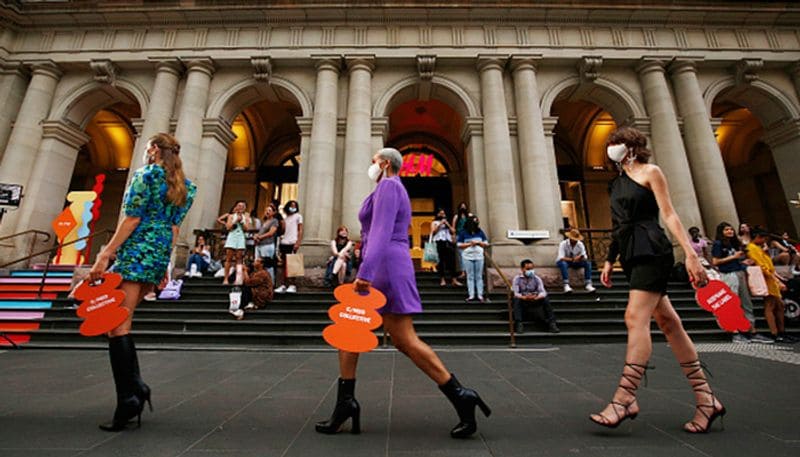 Fashion Melbourne Fashion Week designs pop-up models - gps