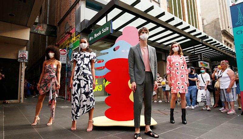 Fashion Melbourne Fashion Week designs pop-up models - gps