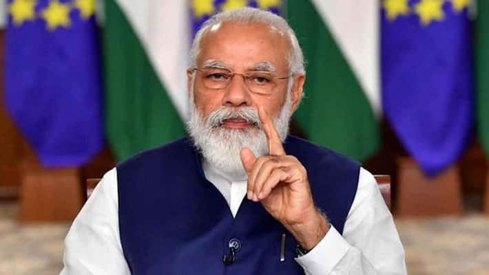 PM Narendra Modi during Mann Ki Baat kpn PM Narendra Modi during Mann Ki Baat kpn