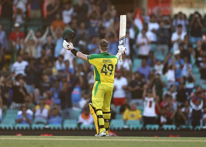IND vs AUS 2nd ODI: Steve Smith another Fastest Century, Australia huge target against Team India CRA