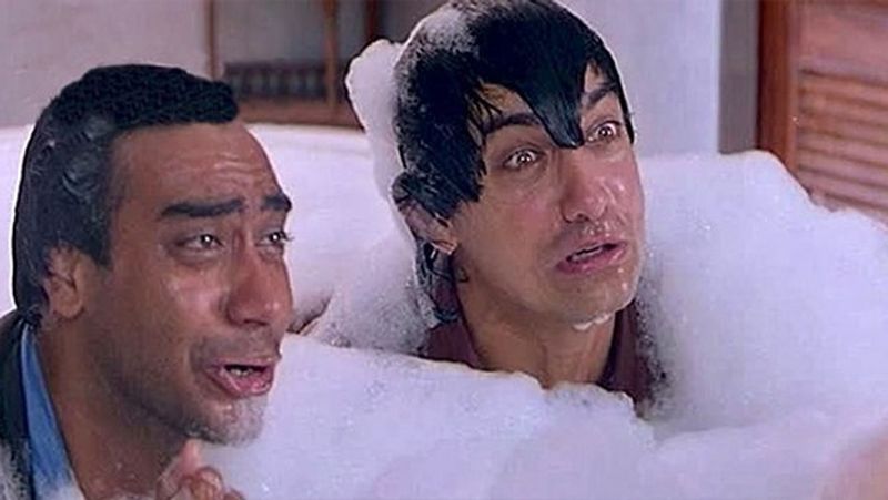 इंद्र कुमार पहले इस फिल्म को 1991 में उस वक्त की सुपरहिट हीरोइन पूजा भट्ट के साथ बनाना चाहते थे। लेकिन आमिर और पूजा के आपसी रिश्तों में मतभेद की वजह से फिल्म तीन साल के लिए टालनी पड़ी थी।