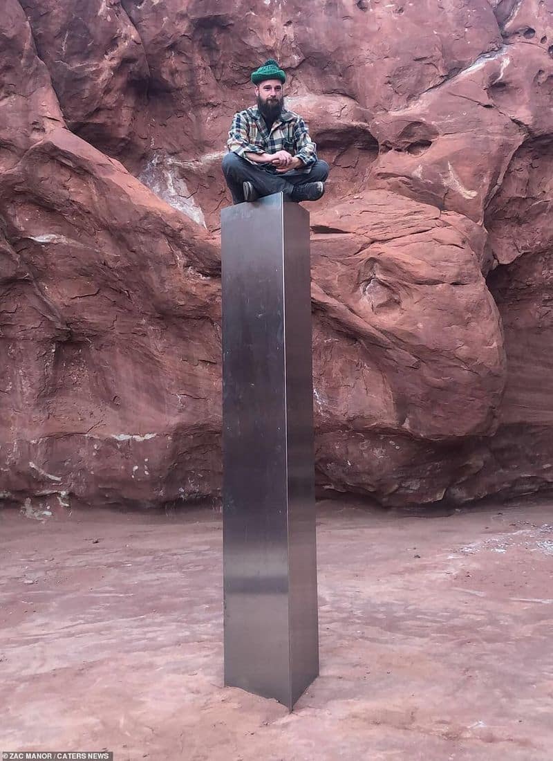 Mysterious Metal Monolith In US Desert Reportedly Disappears - bsb