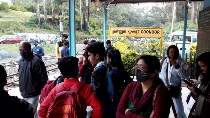 Eight months after Covid 19, the Ooty meter gauge train ran
