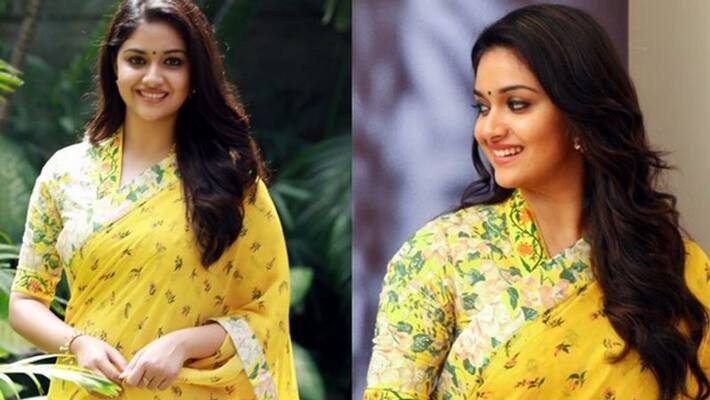 keerthi suresh singing video viral in social media keerthi suresh singing video viral in social media