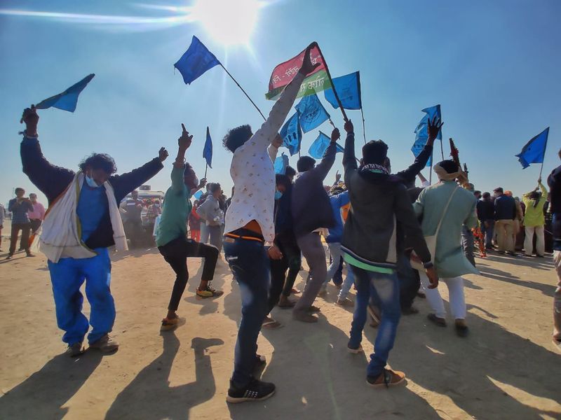 government and the farmers did not back down on the fifth day of the Delhi Chalo farmers protest