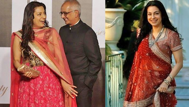 जूही चावला :
1995 में ही जूही ने बिजनेसमैन जय मेहता से शादी कर ली थी। इसके बाद भी उन्होंने फिल्में नहीं छोड़ीं। जब जूही पहली बार प्रेग्नेंट थीं तो उन्हें अमेरिका से स्टेज शो का ऑफर आया था जिसे जूही ने मना नहीं किया और दूसरी बार फिल्म 'झंकार बीट्स' के दौरान भी जूही गर्भवती थीं।