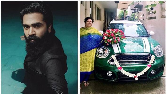 Simbus mom Usha gifts him his dream car a swanky Mini Cooper Simbus mom Usha gifts him his dream car a swanky Mini Cooper