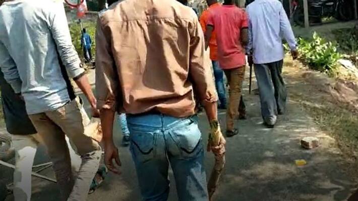 Clash between TMC and BJP worker in Khejuri at East Midnapore ASB Clash between TMC and BJP worker in Khejuri at East Midnapore ASB