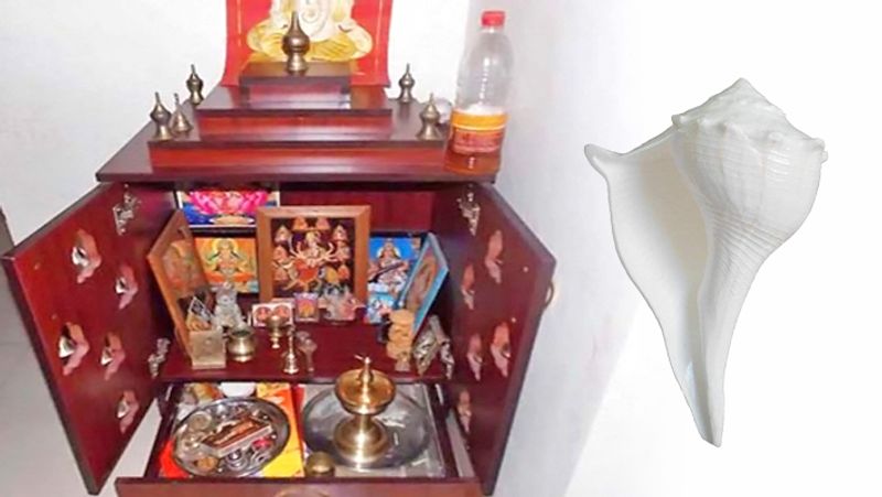 अपने पूजन स्थान पर दक्षिणावर्ती शंख की स्थापना करें और रोज विधि-विधान से इसकी पूजा करें