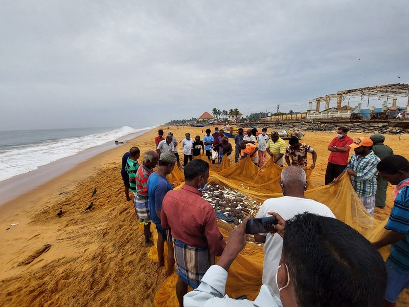 Tropical cyclone Burevi to the Indian coast