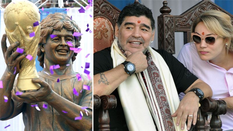 इस दौरान केरल के कन्नूर में एक कार्यक्रम के दौरान माराडोना ने फुटबॉल के आकार का केक काटने से इनकार कर दिया था। ये उनका फुटबॉल के प्रति सम्मान था।
