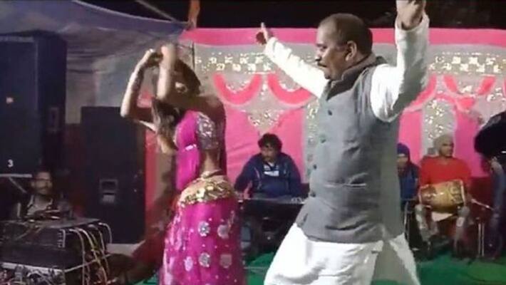 Video of Congress MLA Gulab Kamro dance goes viral kpa Video of Congress MLA Gulab Kamro dance goes viral kpa