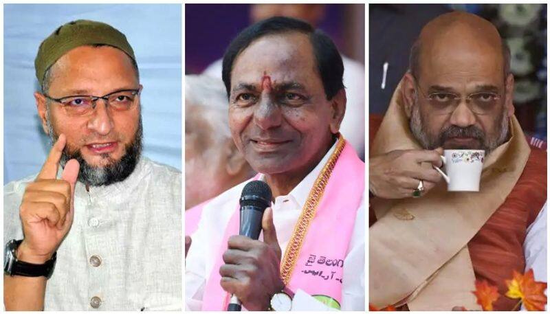 hyderabad election...BJP rise, TRS decline and AIMIM best strike rate