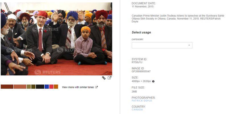 Reality Behind Justin Trudeau photo of sitting to support Farmers Protest in India