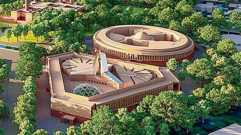 The new Parliament will be built across an area of 64,500 square metres, with a grand Constitution Hall to showcase India's democratic heritage. It will have a lounge for members of Parliament, a library, multiple committee rooms, dining areas, and ample parking space.