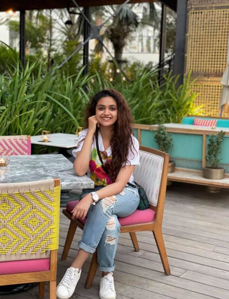 Keerthi Suresh share her photo