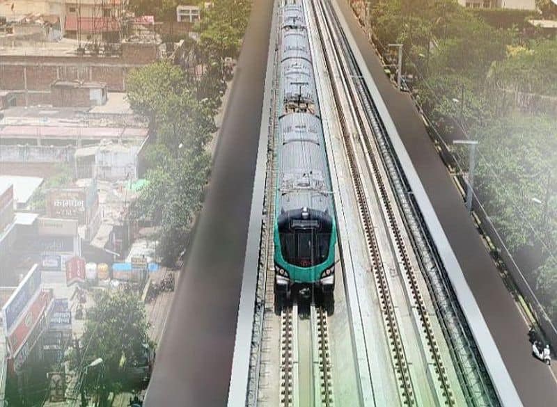 * The Agra Metro project comprises 2 corridors with a total length of 29.4 km and connects major tourist attractions like Taj Mahal, Agra Fort, Sikandra with railway stations and bus stands.* The project will benefit the 26 lakh population of the city of Agra and will also cater to more than 60 lakh tourists who visit Agra every year.
