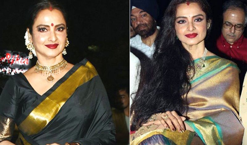 <p style="text-align: justify;">বলিউডের এভারগ্রীন আইকন রেখার ক্যারিশ্মার জাদুতেই মুগ্ধ আট থেকে অষ্টাদশী।এখনও এই প্রজন্মের নায়িকাদেরও টক্করে এগিয়ে রেখা। </p>