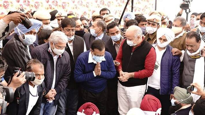 AAP Says Delhi cm Arvind Kejriwal Under House Arrest ksp AAP Says Delhi cm Arvind Kejriwal Under House Arrest ksp