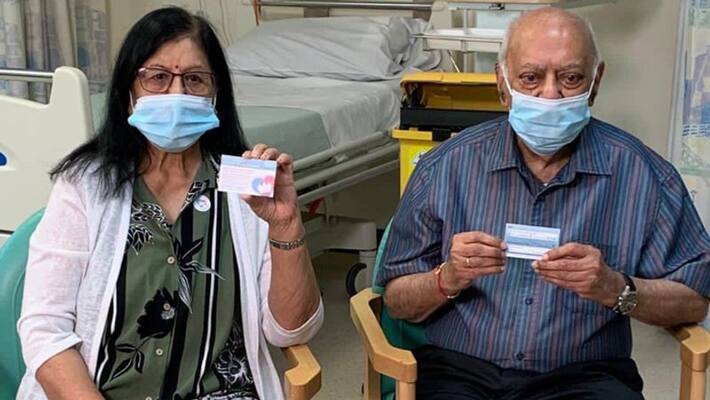 Indian origin Hari Shukla 87 among first to get UK Covid 19 vaccine today kpn Indian origin Hari Shukla 87 among first to get UK Covid 19 vaccine today kpn