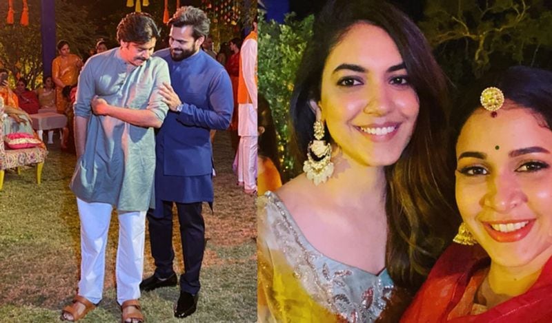 वहीं, बहन की प्री-वेडिंग सेरेमनी में अल्लू अर्जुन और राम चरन ने जमकर डांस किया। सोमवार रात को निहारिका की संगीत सेरेमनी कार्यक्रम आयोजन किया गया था, जिसमें निहारिका और चैतन्य के साथ सभी परिवार वालों और दोस्तों ने जमकर इंजॉय किया था। शादी में शामिल होने के लिए चिरंजीवी, राम चरन और अल्लू अर्जुन उदयपुर पहुंचे हैं। 