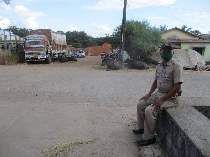 Police Protection to Buffalos in Yellapura in Uttara Kannada District grg
