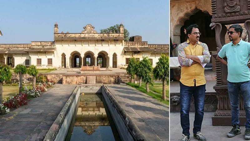पहली तस्वीर में भोपाल का इस्लामनगर। दूसरी तस्वीर में इस्लामनगर में शूटिंग के दौरान दुर्गामती के डायरेक्टर जी. अशोक और प्रोडक्शन डिजाइनर तारिक उमर खान।
(जैसा कि तारिक उमर खान ने अमिताभ बुधौलिया को बताया)