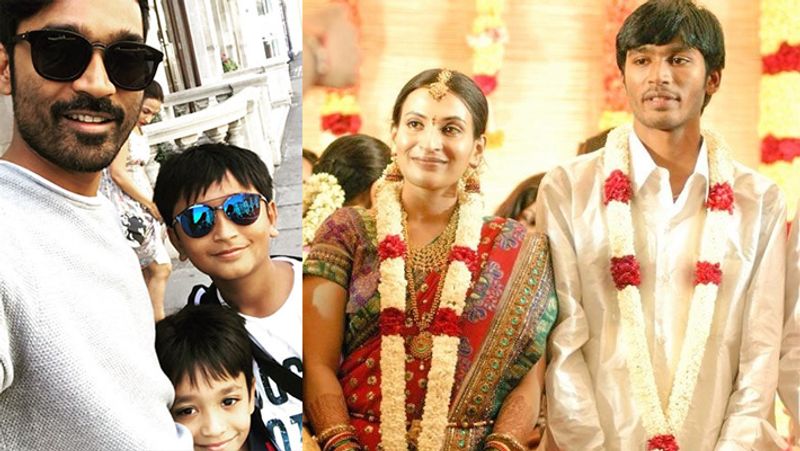 दो बच्चों के पिता हैं धनुष :
10वीं पास धनुष ने 23 साल की उम्र में खुद से 2 साल बड़ी रजनीकांत की बड़ी बेटी ऐश्वर्या से शादी की है। दोनों पहली बार 2003 में Kadhal Kondaen फिल्म की शूटिंग के दौरान मिले थे। 2004 में दोनों शादी के बंधन में बंध गए। धनुष भगवान शिव के भक्त हैं। उन्होंने अपने दोनों बच्चों का नाम यत्र और लिंगा रखा है।