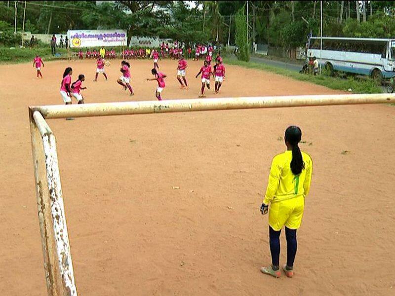Women Football Practice Poovar