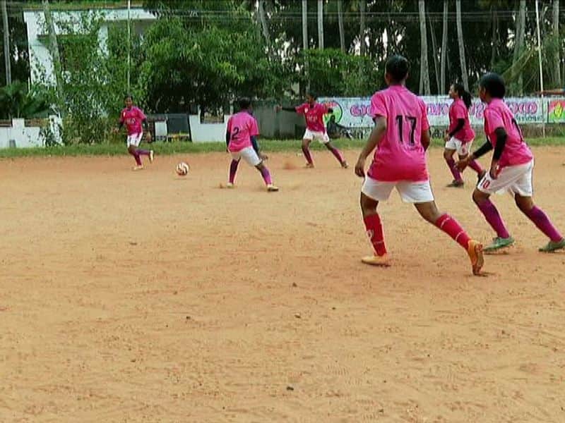 Women Football Practice Poovar