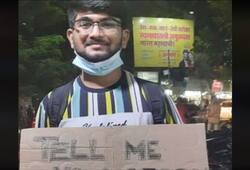 Standing on road, 22-year-old asks people to narrate their stories