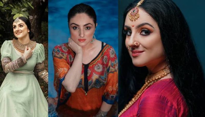 paris laxmi in red jacket photos viral