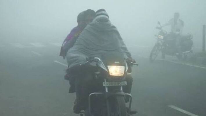 Fog covered villages and agency areas in Andhra Pradesh Fog covered villages and agency areas in Andhra Pradesh