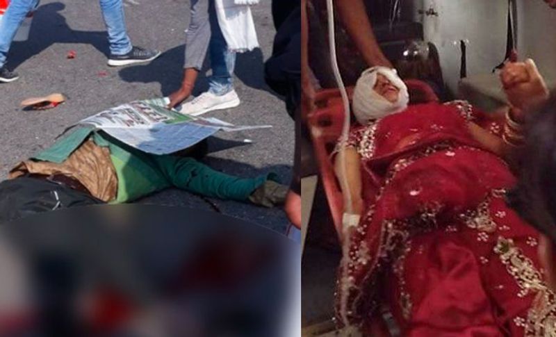 रिश्तेदार के निमंत्रण पर खाना खाने जा रहे थे दूल्हा-दु्ल्हन
दरअसल, यह भीषण हादसा सोमवार को जयपुर-दिल्ली हाइवे पर चंदवाजी इलाके में हुआ। नवविवाहित दंपती अपने रिश्तेदार के निमंत्रण पर खाना खाने जा रहे थे, इसी दौरान सामने से आ रही एक बस ने उनकी बाइक को टक्कर मार दी। टक्कर मारने के बाद बस डिवाइडर से टकराते हुए उनके उपर पलट गई। 