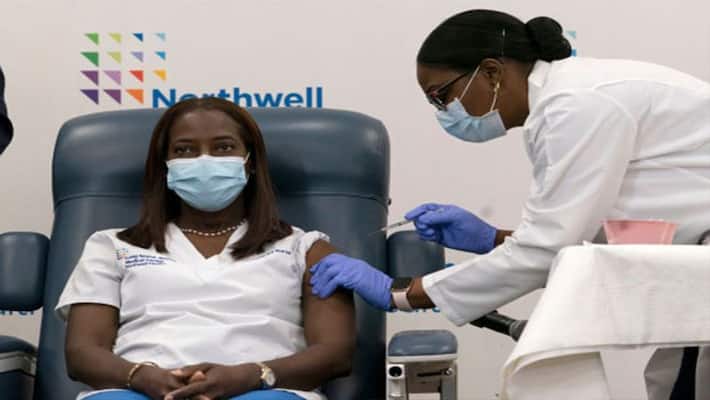 Corona vaccination started in America Trump said Congratulations to America Congratulations to the whole world kpl Corona vaccination started in America Trump said Congratulations to America Congratulations to the whole world kpl