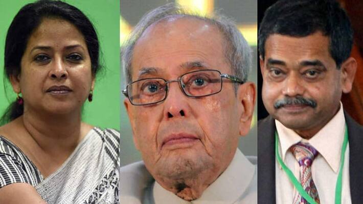 Pranab Mukherjee Abhijit Mukherjee and Sharmishtha Mukherjee Over Book Presidential Years KPP Pranab Mukherjee Abhijit Mukherjee and Sharmishtha Mukherjee Over Book Presidential Years KPP