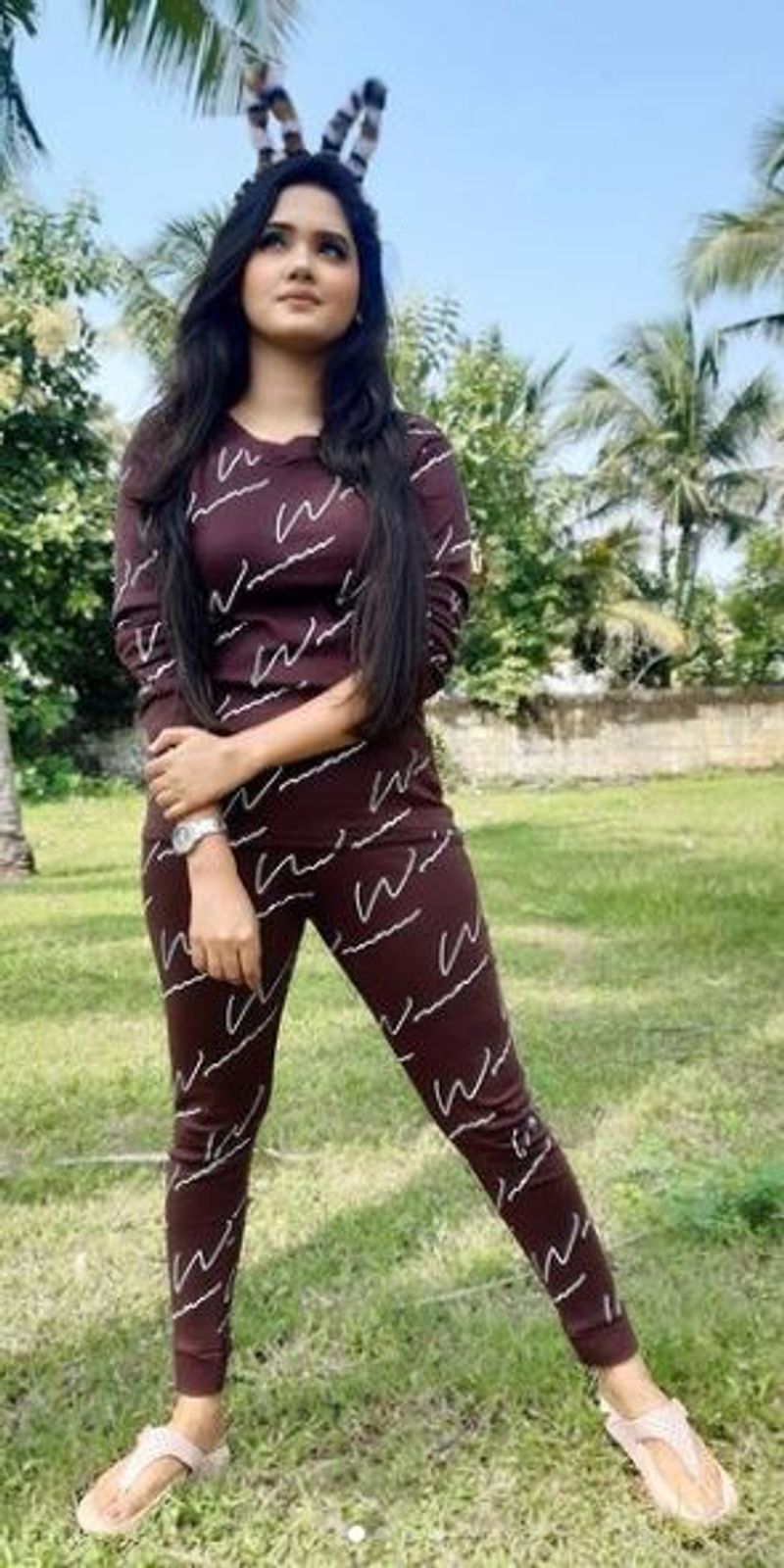 eramana rojave sai gayatri latest modern dress photo