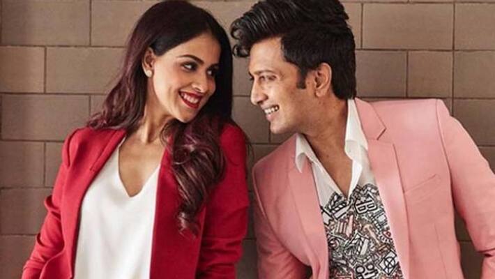 actress genelia slipped in skating viral video actress genelia slipped in skating viral video