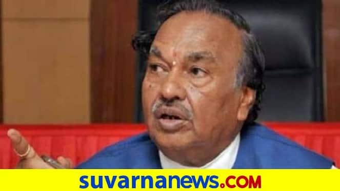 Shivamogga district In charge minister KS Eshwarappa accepts vaccine unavailability hls