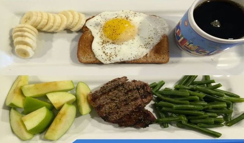 मिलिट्री डाइट के दूसरे दिन
ब्रेकफास्ट- 1 अंडा, 1/2 केला, 1 toast
लंच- 1 कप पनीर (कैलोरी के लिए), 50-50 बिस्कुट , 1 उबला हुआ अंडा
डिनर- 2 बिना buns के hot dogs, 1 कप ब्रोकली या हरी सब्जी, 1/2 कप गाजर, 1/2 केला, 1 कप वैनिला आइस क्रीम