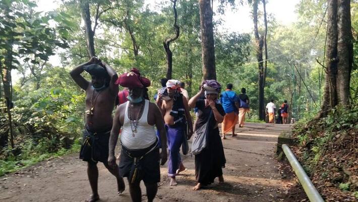 Sabarimala devotee dies of heart attack Sabarimala devotee dies of heart attack