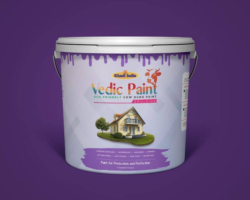 Khadi India under Khadi &amp; Village Industries Commission, Government of India, is soon launching Vedic Paint made out of cow dung.