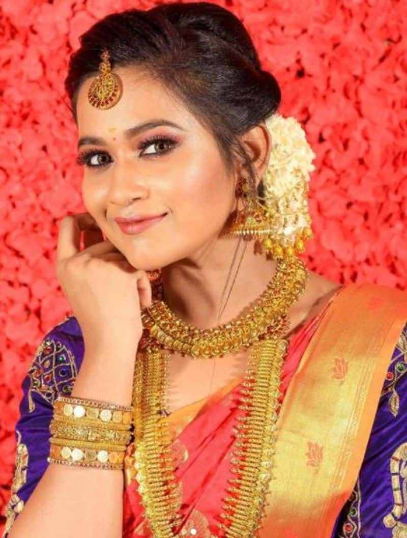 pandian store serial kaavya latest bridal makeup photo shoot
