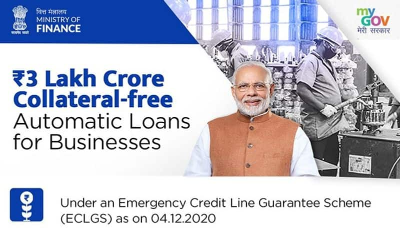 Under the Atmanibhar Bharat programme, the Modi government has disbursed collateral-free loans to the tune of Rs 3 lakh crore for businesses