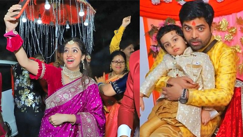 शादी में दीपिका अपने मोबाइल फोन से सेल्फी लेती नजर आईं। वहीं दीपिका का ये अंदाज देखकर उनके पति और बेटे का रिएक्शन भी देखने लायक था। 
