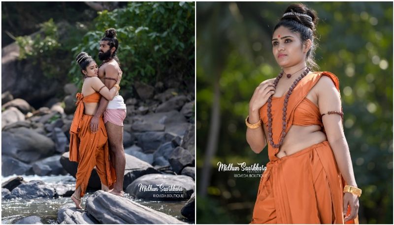Vaisali and Rishyashrungan viral photo shoot