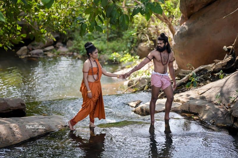 Vaisali and Rishyashrungan viral photo shoot