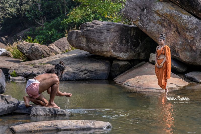 Vaisali and Rishyashrungan viral photo shoot